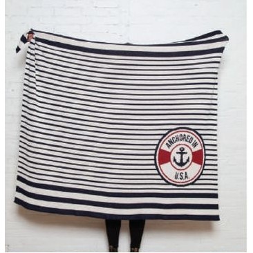 Anchored In Personalized Throw Blanket