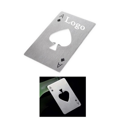 Stainless Steel Credit Card Size Bottle Opener