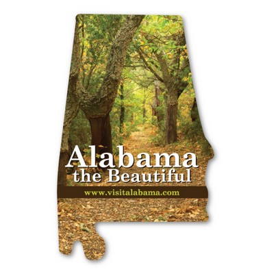 Alabama Magnet - 2.75" x 4.3" - 30 mil - Outdoor Safe