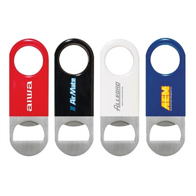 Short Paddle Vinyl Wrapped Bottle Opener