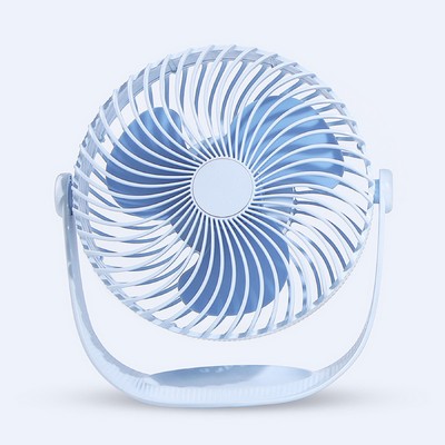 7" Rechargeable Mini Fan w/2000mah Battery