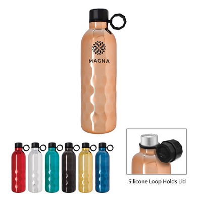 17 Oz. Drea Honeycomb Stainless Steel Bottle With Custom Box