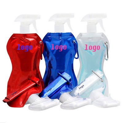 Foldable Portable Spray Water Bottle