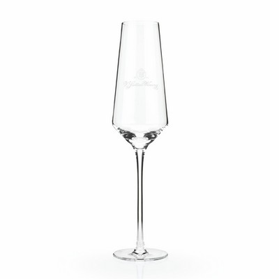 Angled Crystal Champagne Flutes by Viski®