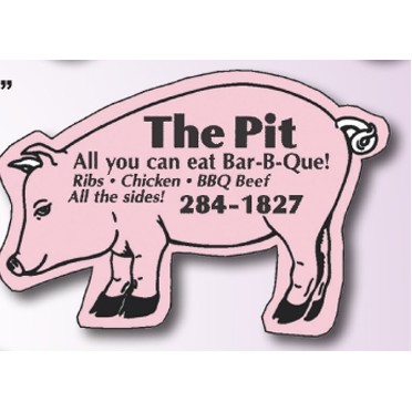 Pig Shaped Indoor Magnet (2"x2 15/16")