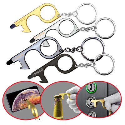 PPE No-Touch Door/Bottle Opener with Stylus