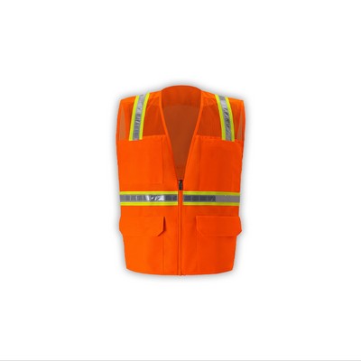 Zipper Front Oralite® High Viz Vest