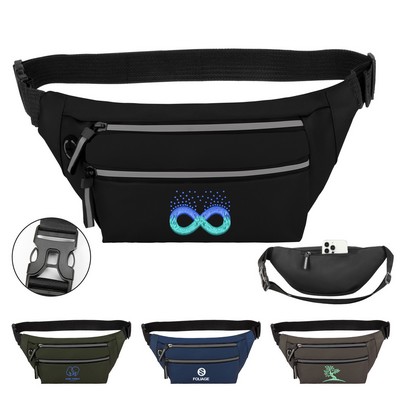 Anywhere Waterproof PU Fanny Pack