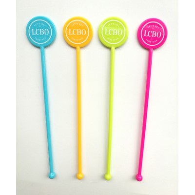 Round Head Plastic Swizzle Sticks