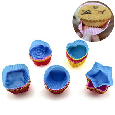 Silicone Cupcake Bakeware Molds