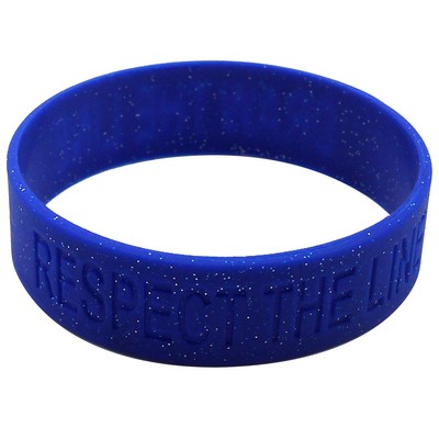 Debossed Silicone Bracelets - 25mm