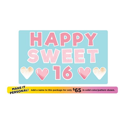 Lawn Letters - Happy Sweet 16 Set