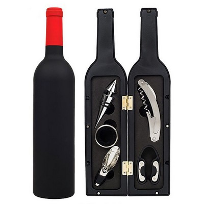 5 Piece Bottle Shape Wine Bottle Opener Set