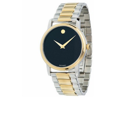 Movado Men's Classic Two-Tone Stainless Steel Bracelet Watch