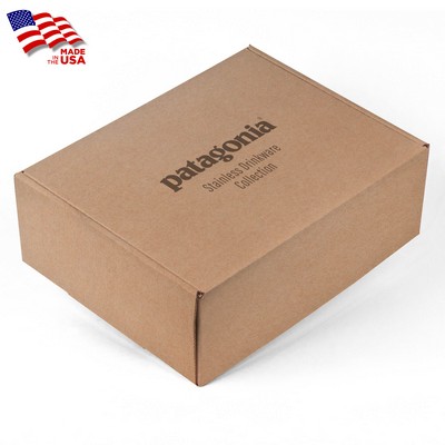 Screen Printed Brown Corrugated Large Box For Mailers, Gifting & Kits