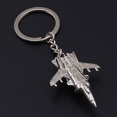 Metal Fighter Plane Keychain