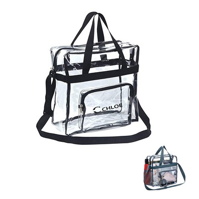 Transparent Cross Body Tote Bag