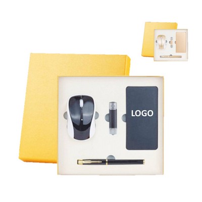 Business Gift Set Power Bank Pen Mouse Usb Drive