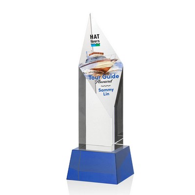 VividPrint™ Award on Base - Vertex/Blue 11"