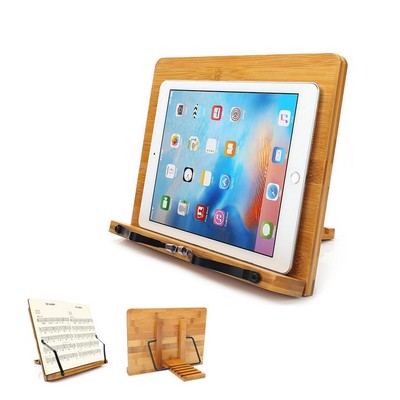 Adjustable Bamboo Bookstand Holder