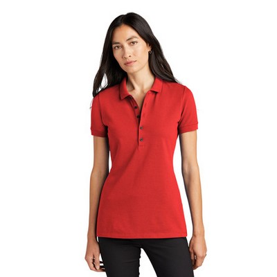 MERCER+METTLE™ Women's Stretch Heavyweight Pique Polo Shirt