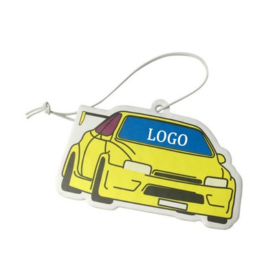 Car Shape Paper Air Freshener Tag