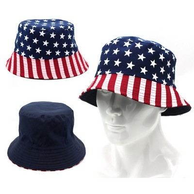 American Flag Bucket Hat