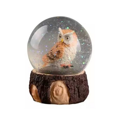 Custom Resin Nordic Owl Snow Ball