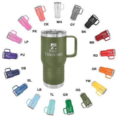 Polar Camel 20oz Travel Mug, Olive Green