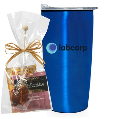 Promo Revolution - 20 Oz. Vacuum Sealed Straight Tumbler w/Plastic Liner w/Immunity Booster Kit