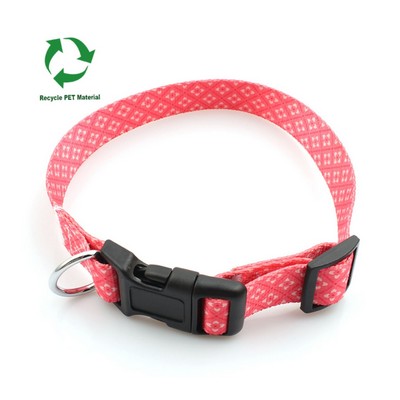 5/8" x 12" rPET Eco-friendly Sublimation Pet Collar w/ Buckle Release