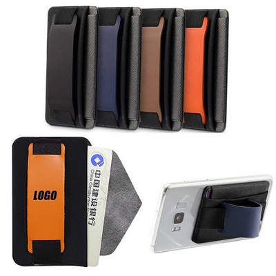 Cell Phone Grip with Card Wallet