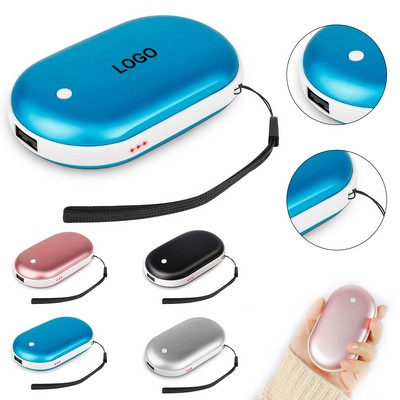 3600 mah Rechargeable Hand Warmer Power Bank