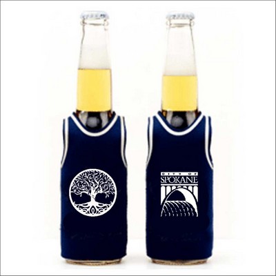 330ML Neoprene V-Neck Vest Shape Bottle Cooler