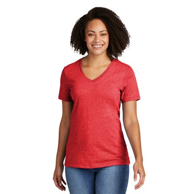 Allmade® Women's Recycled Blend V-Neck Tee Shirt