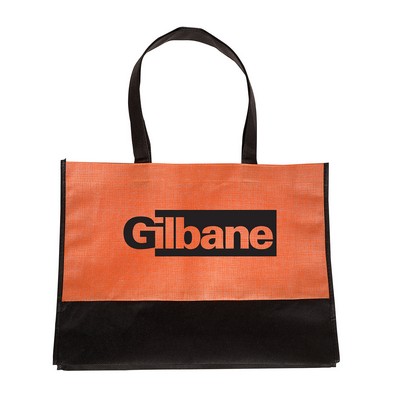 Tonal Non-Woven Tote Bag - Orange