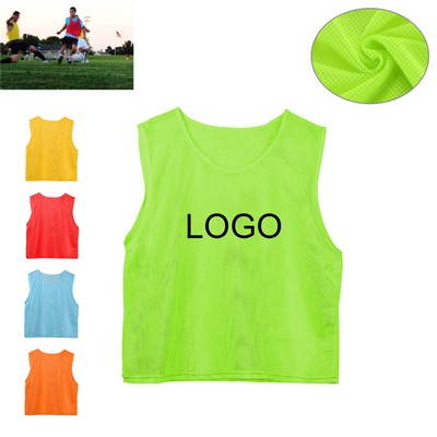 Mesh Sports Pinnie Practice Jersey