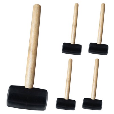 Rubber Mallet Hammer w/Wood Handle