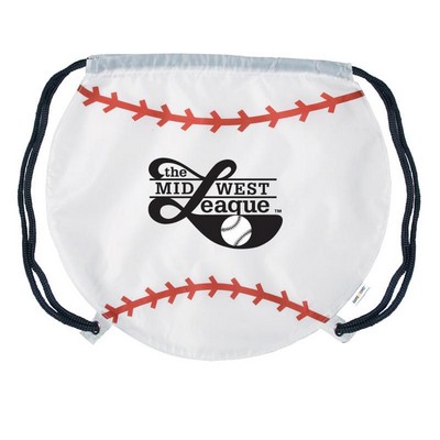 GameTime! Baseball Drawstring Backpack