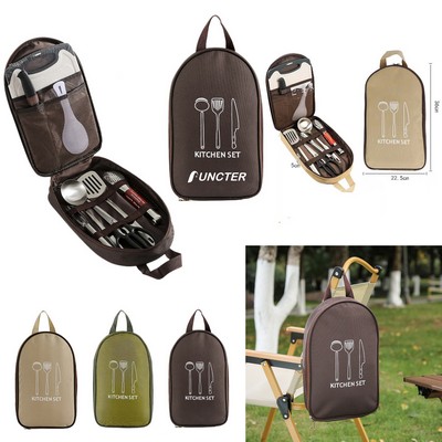 Portable Camping Utensil Bag Cookware Storage Bag without Tools