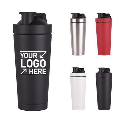 17 Oz. Insulated Stainless Steel Shaker Bottle