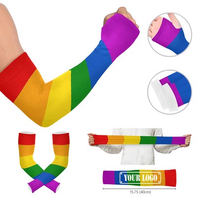 Rainbow Cooling Arm Sleeves