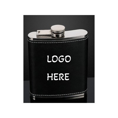 Leather Stainless Hip Flask