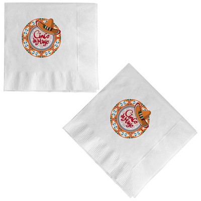 Full Color Fiesta Beverage Napkin