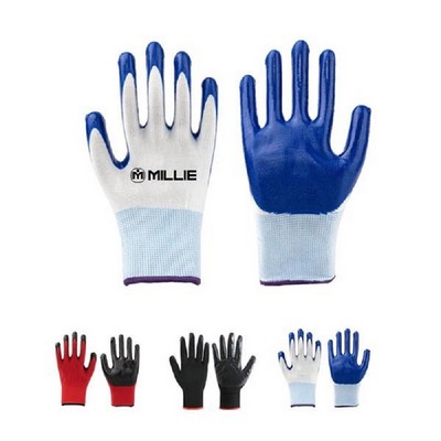 Anti Slip Wear-resistant Nitrile Dipped Gloves