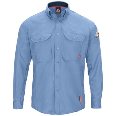 iQ Series® Men's Lightweight Comfort Woven Shirt w/Insect Shield® - Light Blue