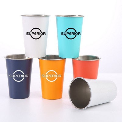 16 Oz 304 Stainless Steel Cups