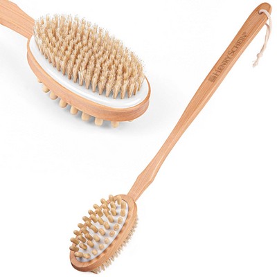 Double-Sided Bath And Massager Brush (Factory Direct - 10-12 Weeks Ocean)