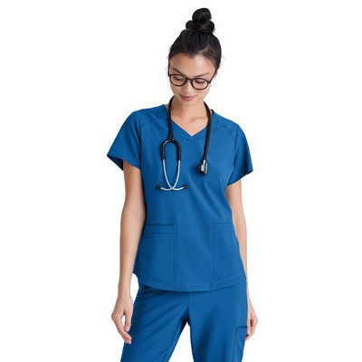 Grey's Anatomy™ Evolve 2 Pocket Piped V-Neck Scrub Top