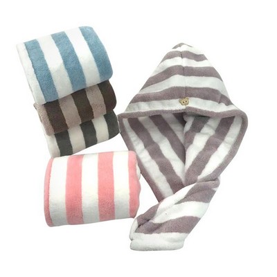 Super Absorbent Fast Drying Hair Towel Cap